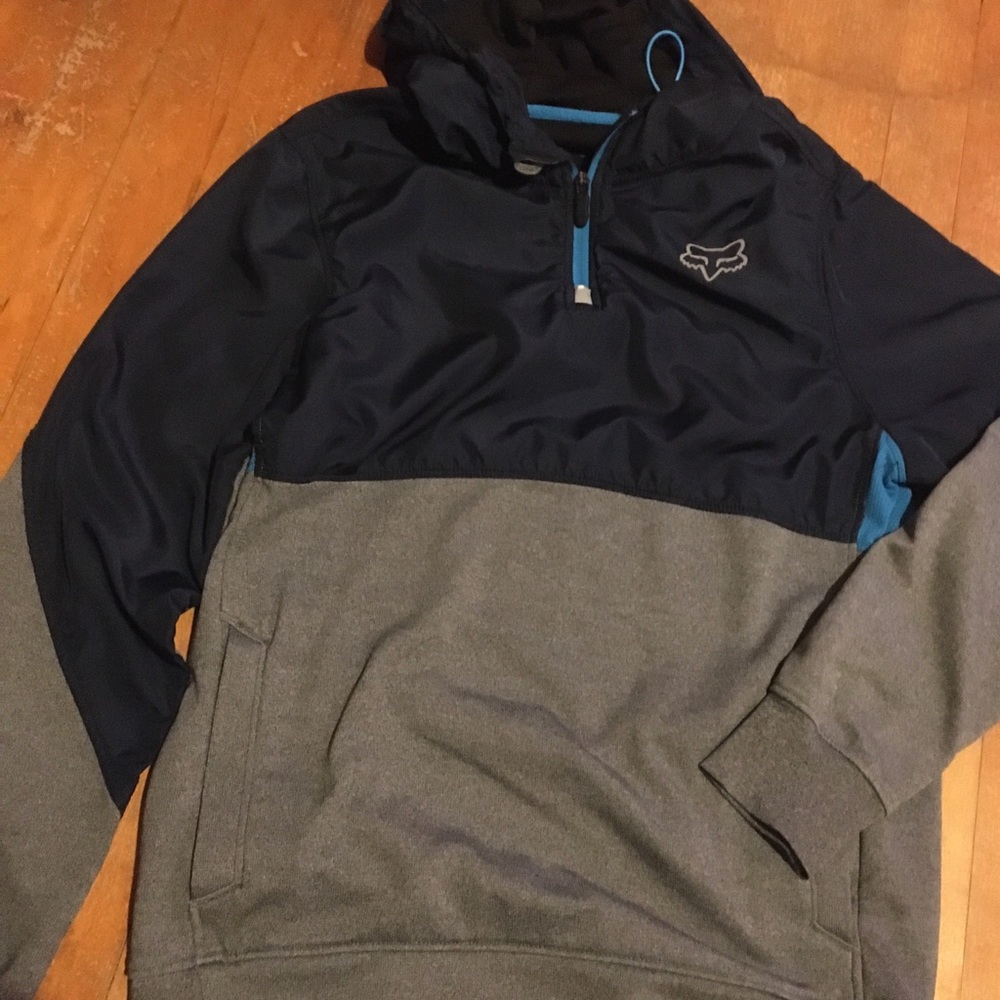 Fox windbreaker hoodie - Picture 2 of 3